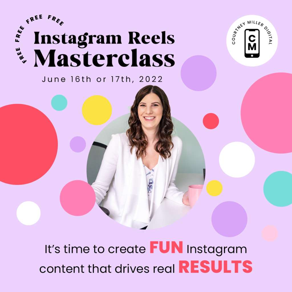 Instagram Reels Masterclas signup