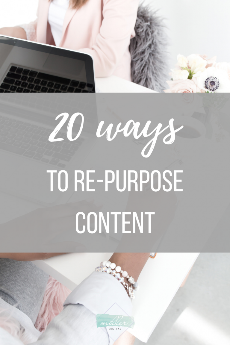 20 ways to re purpose content